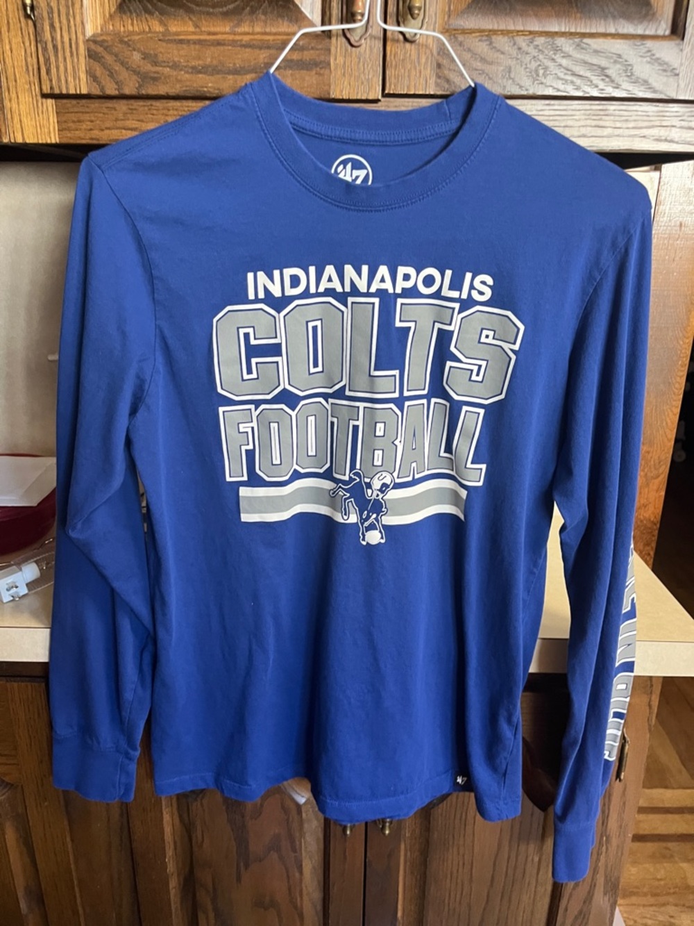 NEW 47’ Brand Indianapolis Colts Long Sleeve Shirt - Mens Small